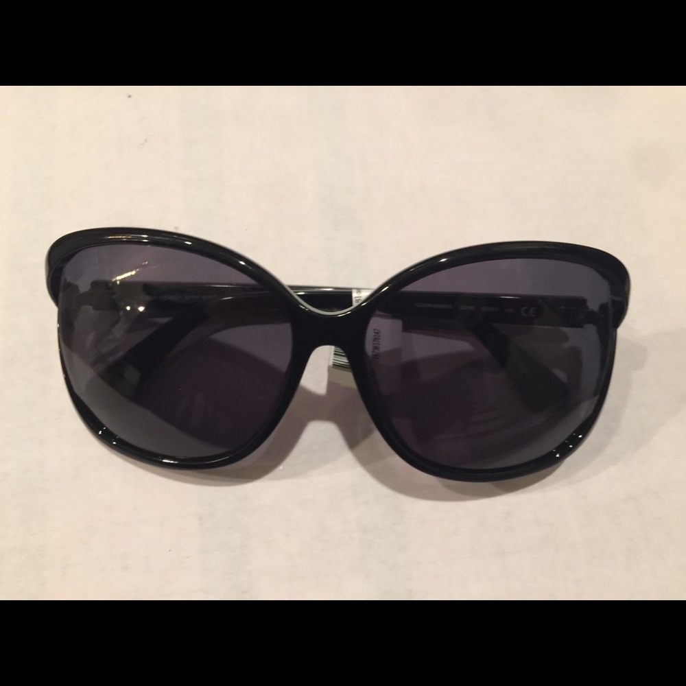 Kate Spade Women's Sunglasses Black Frame Gloriann F/S 02O5-IR  with case NWT.